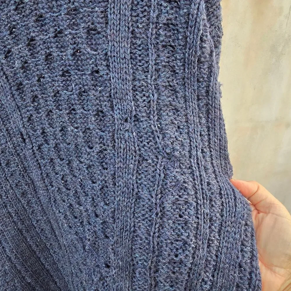 Rue saint Patrick wool cableknit sweater